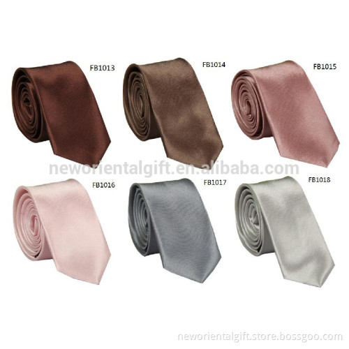 Blank necktie Stripe color necktie Solid color tie
